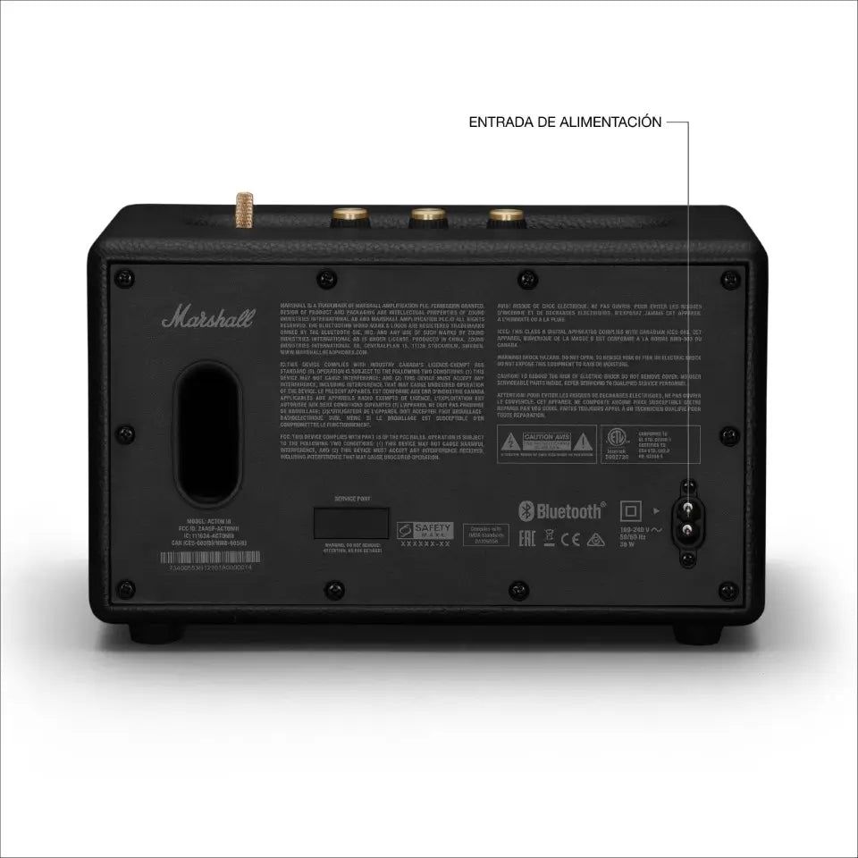 Parlante Marshall Acton III Bluetooth - Negro