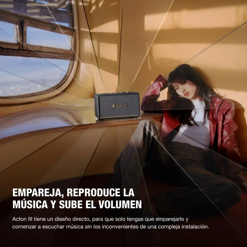 Parlante Marshall Acton III Bluetooth - Negro