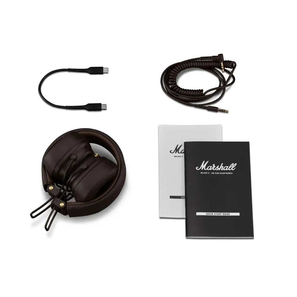 Audífonos Marshall Major V Bluetooth On Ear - Café