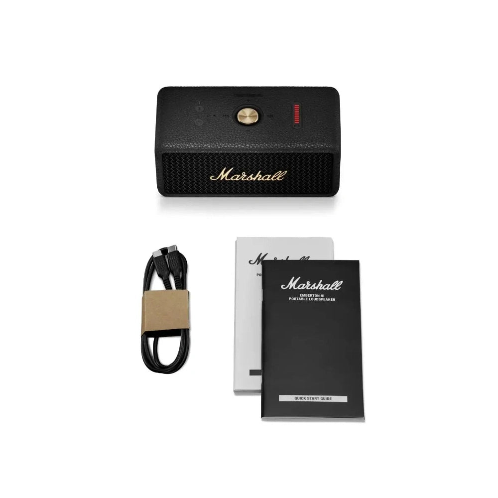 Parlante Marshall Emberton III Bluetooth - Negro