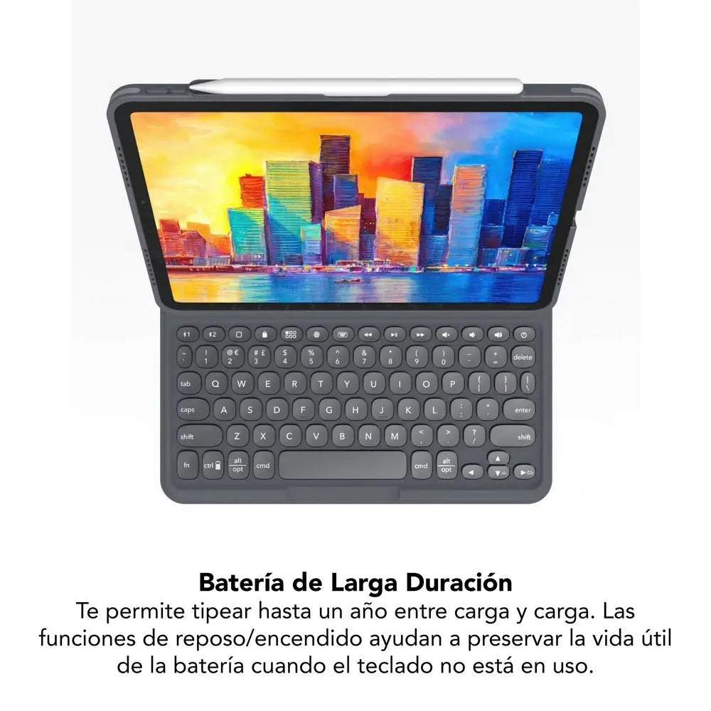 Case con teclado ZAGG ProKeys para iPad Air 10.9 Gris
