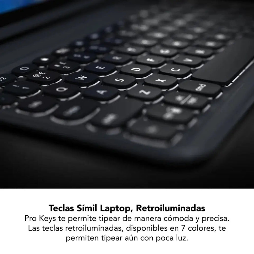 Case con Teclado ZAGG Pro Keys para iPad 10.9 (10ma Gen) - Negro