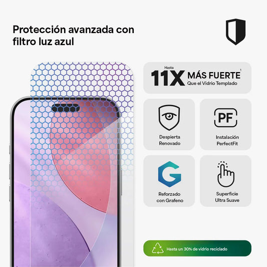 Protector de Pantalla Zagg Glass XTR5 para iPhone 17 Pro - Transparente