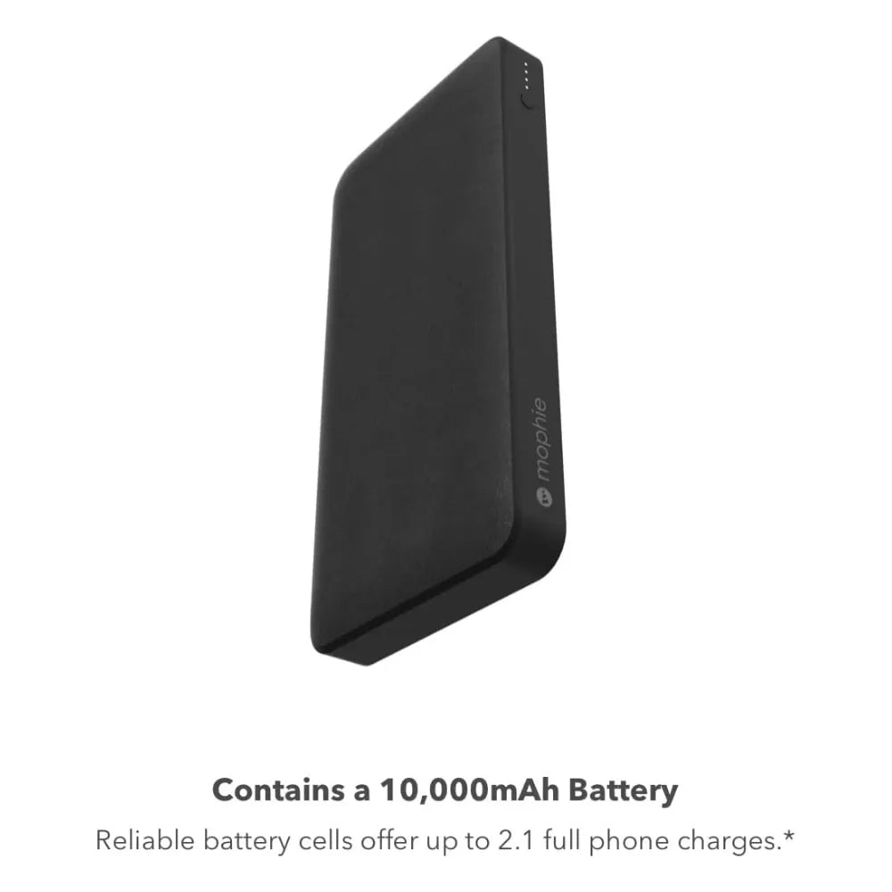 Batería Externa Mophie Powerstation 1 USB-C y 2 USB-A 10000mA - Negro