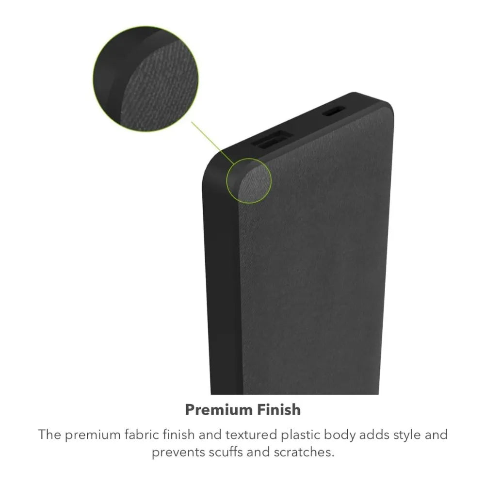 Batería Externa Mophie Powerstation 1 USB-C y 2 USB-A 10000mA - Negro