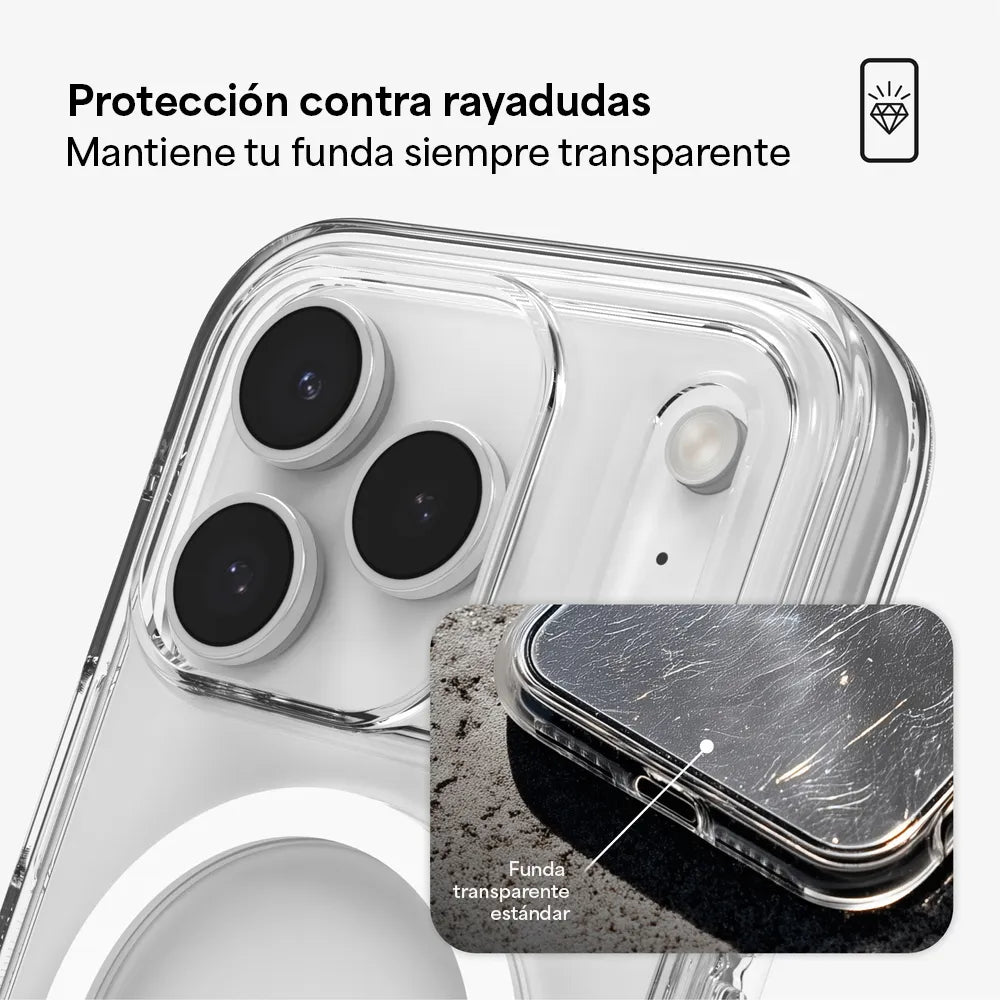 Case ZAGG Crystal Palace con MagSafe KS para iPhone 17 Pro Max - Transparente