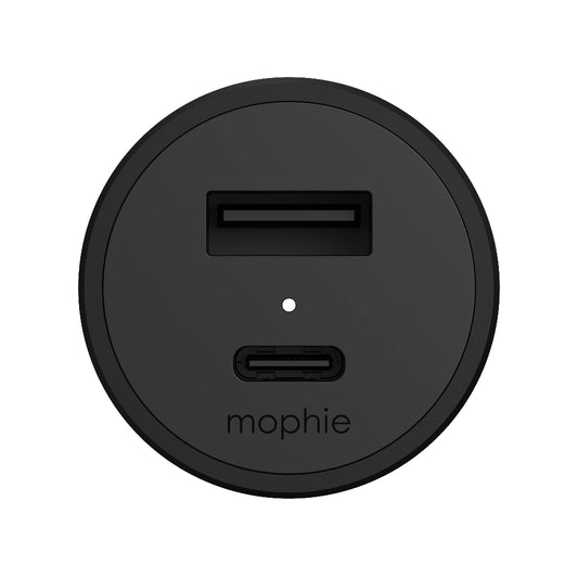 Cargador de Carro Mophie USB-C/USB-A 42W - Negro