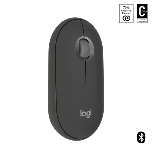 Mouse Inalámbrico Bluetooth Logitech Pebble Mouse 2 M350s - Grafito