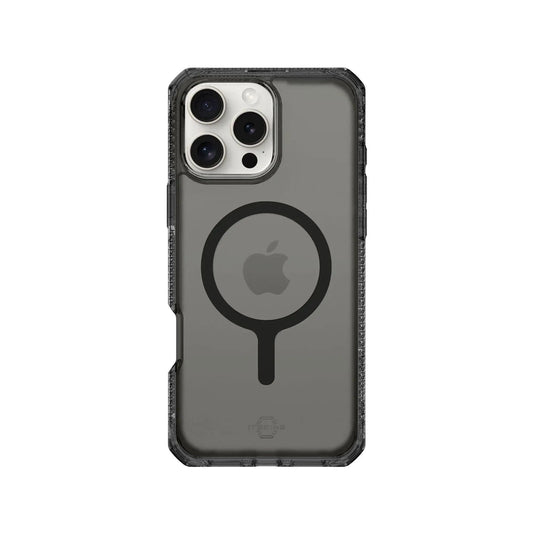 Case ItSkins Hybrid R Vapor con MagSafe para iPhone 16 Pro Max - Negro