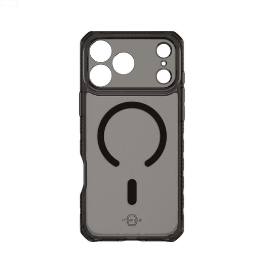 Case ItSkins Hybrid R Vapor con MagSafe para iPhone 17 Pro Max - Humo