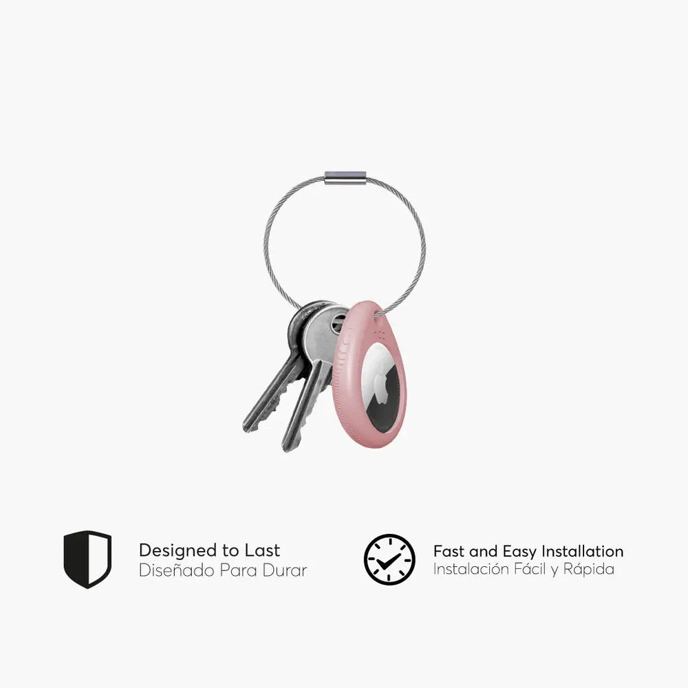 Llavero NCO RingTag Grip 3m para Airtag 1ra Generación - Oro Rosa