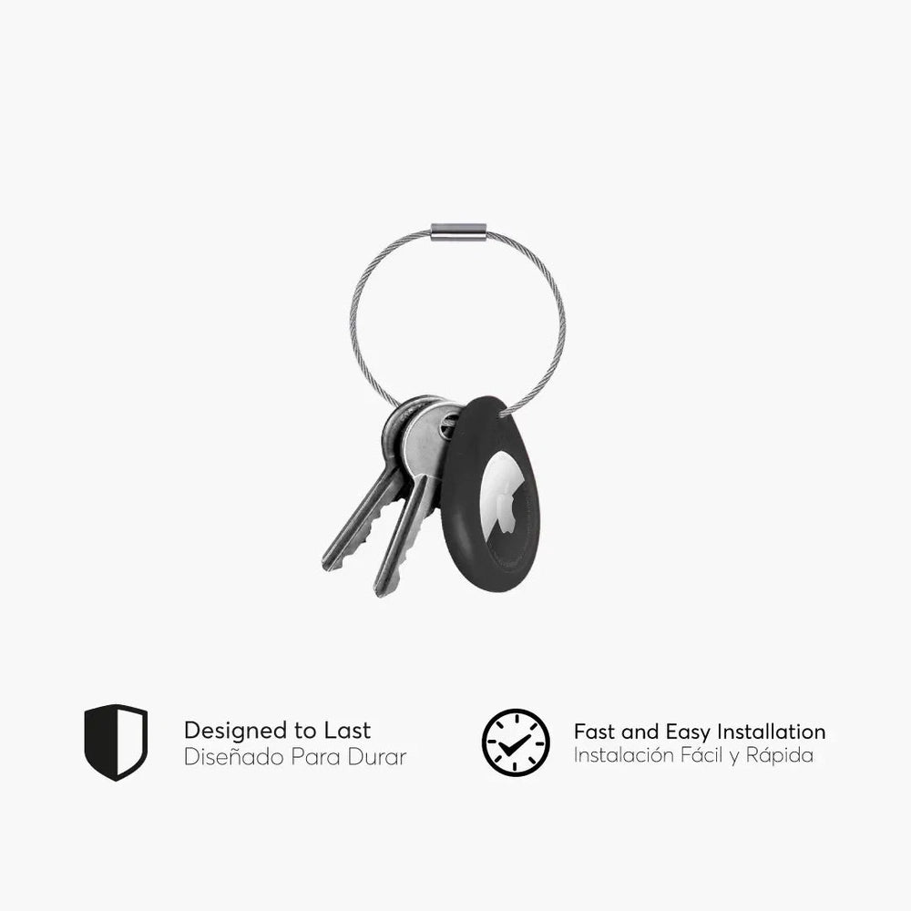 Llavero NCO RingTag Grip Grip 3m para Airtag 1ra Generación - Negro