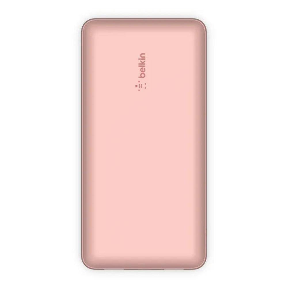 Bateria Externa Belkin 20K Puertos USB-A y USB-C 15W - Rosado