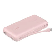 Batería Belkin 20000 mAh 30W con Cable USB-C a USB-C - Rosado