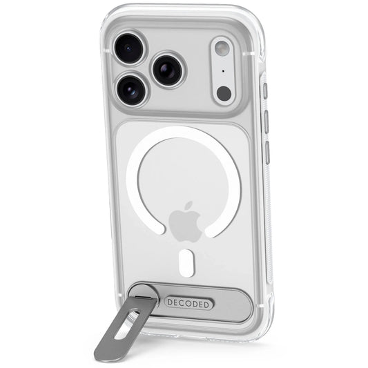 Case Decoded Hybrid Antimicrobial con MagSafe KS para iPhone 18/17 Pro Max - Transparente