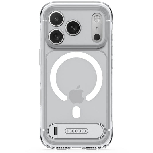 Case Decoded Hybrid Antimicrobial con MagSafe KS para iPhone 18/17 Pro Max - Transparente