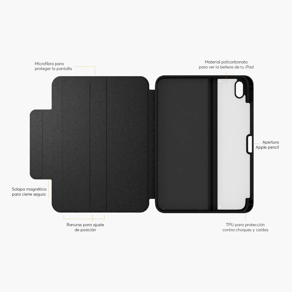 Case SafeCase Click NCO para iPad 10 - Negro