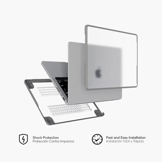 Hardcase Shock NCO para MacBook Pro 14 M1 Pro/M3 - Transparente