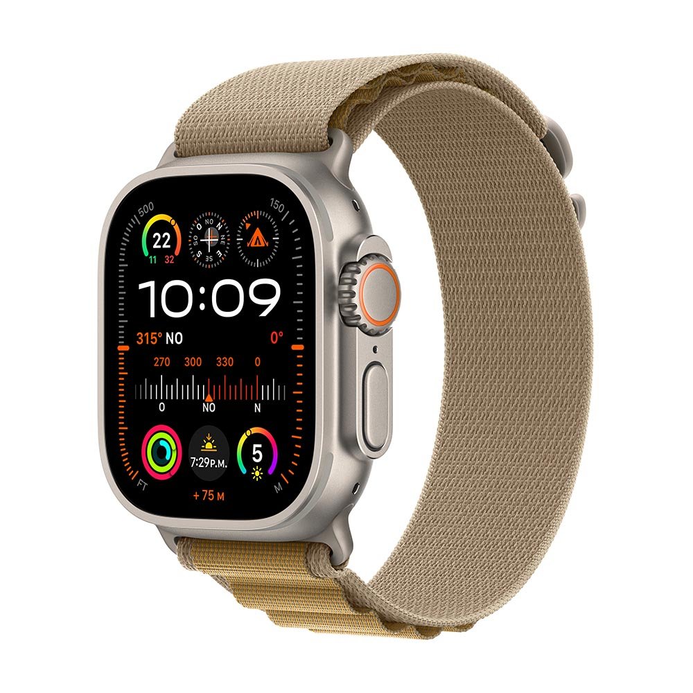 Apple Watch Ultra 2 Titanio natural Correa canela Grande iShop Colombia