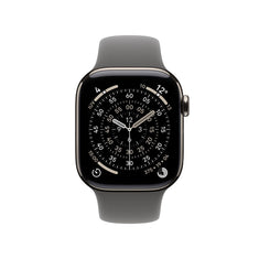 Apple_Watch_Series_11_GPS_Cellular_Caja_de_titanio_natural_de_42_mm_Correa_deportiva_gris_piedra_S_M_Imagen_posicion_2_iShop_Colombia