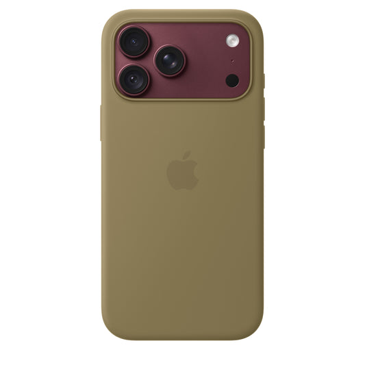 Funda_de_silicón_con_MagSafe_para_el_iPhone_18_Pro_Max_Color_oliva_Imagen_posicion_2_iShop_Colombia