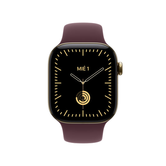 Apple_Watch_Series_12_GPS_Cellular_caja_de_titanio_color_oro_radiante_de_42_mm_correa_deportiva_color_borgona_S_M_Imagen_posicion_2_iShop_Colombia