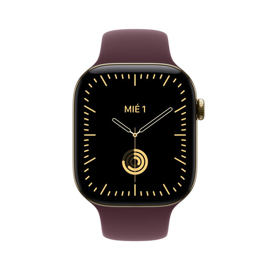 Apple_Watch_Series_12_GPS_Cellular_caja_de_titanio_color_oro_radiante_de_46_mm_correa_deportiva_color_borgona_M_L_Imagen_posicion_2_iShop_Colombia