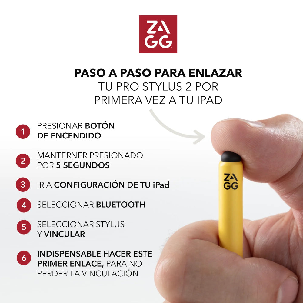 Lapiz Óptico ZAGG Pro Stylus 2 con punta - Azul