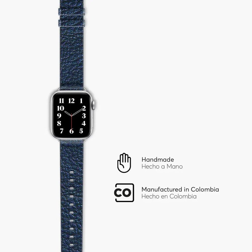 Correa en cuero NCO LeatherBand para Apple Watch todas las tallas - Indigo