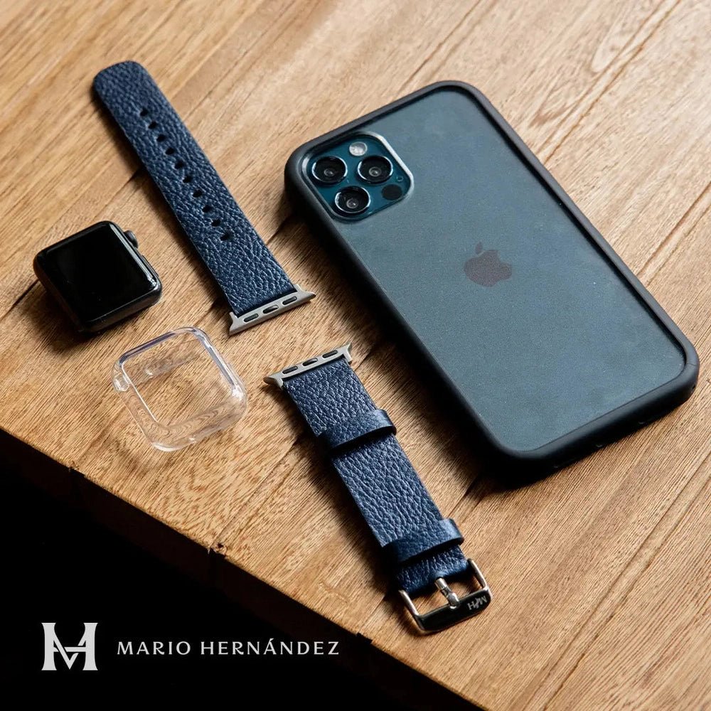 Correa en cuero NCO LeatherBand para Apple Watch todas las tallas - Indigo