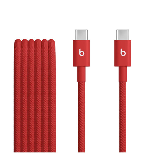 Cable_Beats_Trenzado_USB_C_a_Conector_USB_C_1_5m_Rojo_Fugaz_Imagen_posicion_1_iShop_Colombia