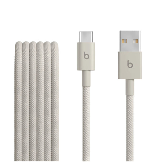 Cable Beats Trenzado USB-A a Conector USB-C (1.5 m) - Arena