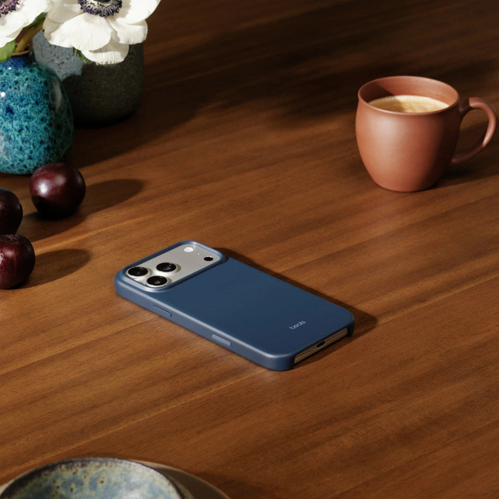 Case Beats para iPhone 17 Pro Max con MagSafe y Control de Cámara - Azul Lecho Rocoso