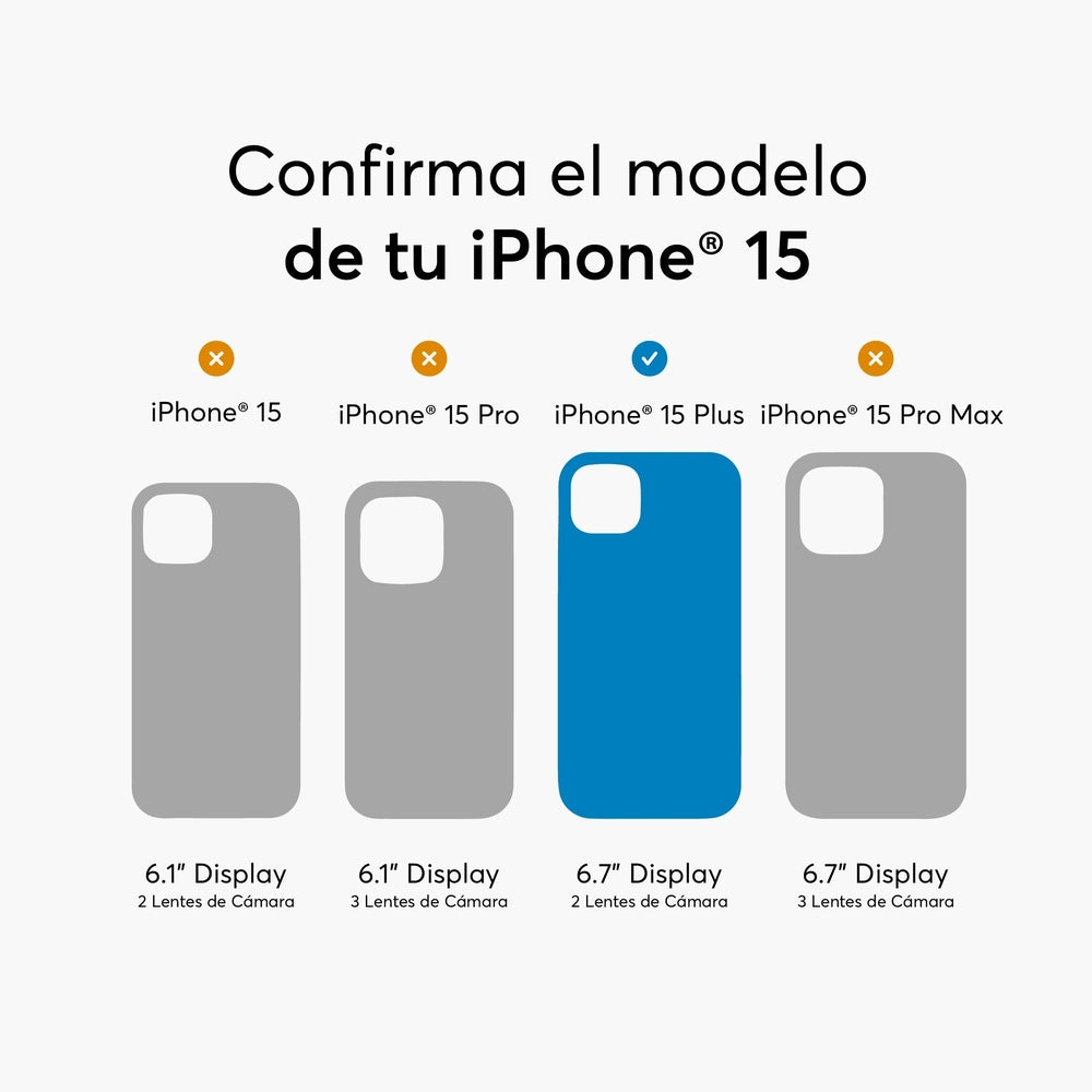 Case NCO SafeCase Lite con MagSafe para iPhone 15 Plus - Azul