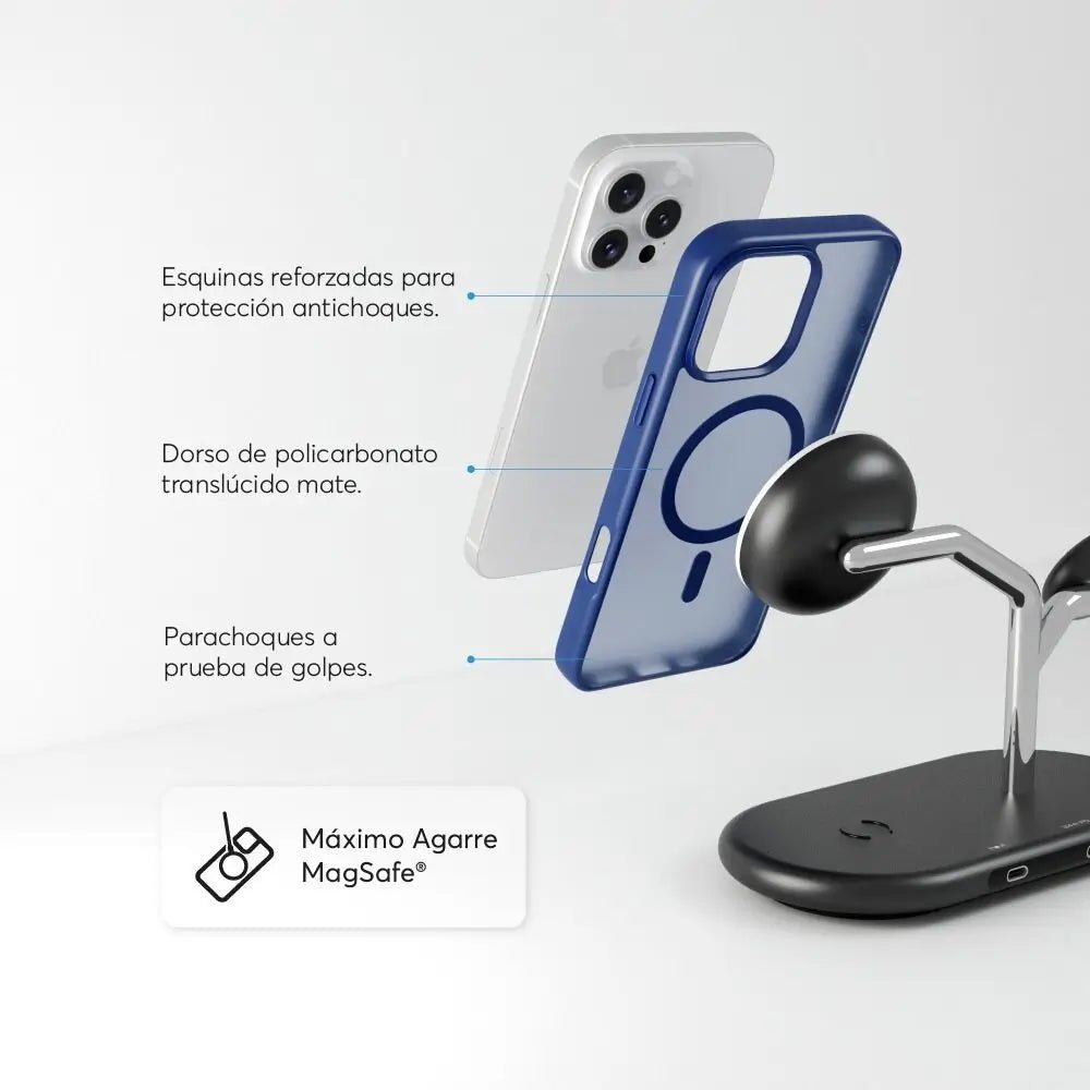 Case NCO SafeCase Lite con MagSafe para iPhone 16 Pro Max - Azul