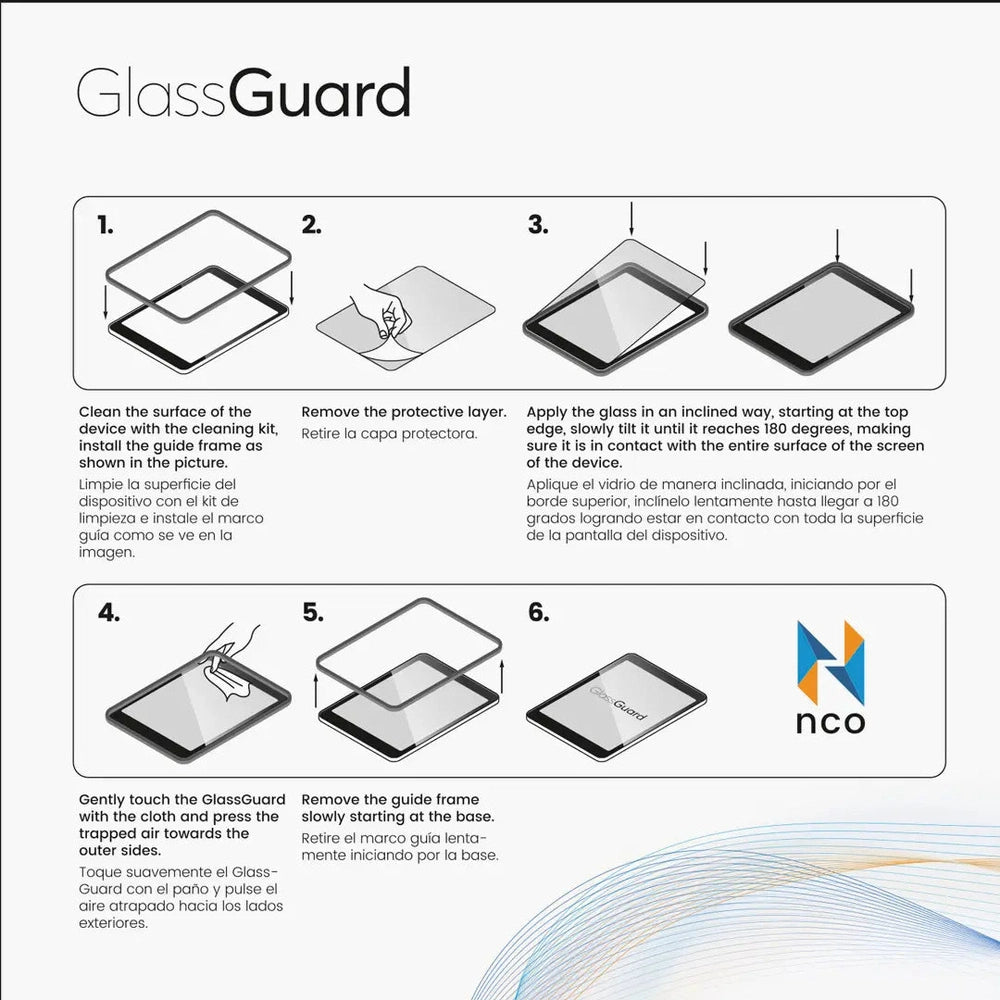 Protector de Pantalla NCO GlassGuard para iPad Pro 12.9