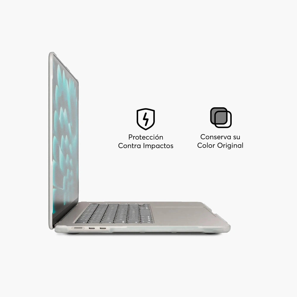 Hardcase Shock NCO para MacBook Air 15 M2 y M3 - Transparente