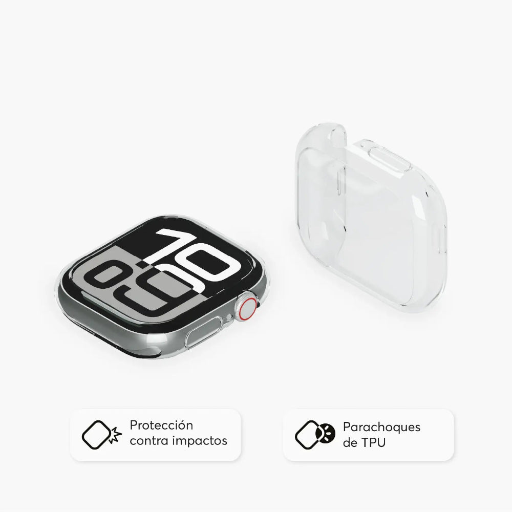 Protector de pantalla NCO SafeCase 360 Watch 42mm - Transparente