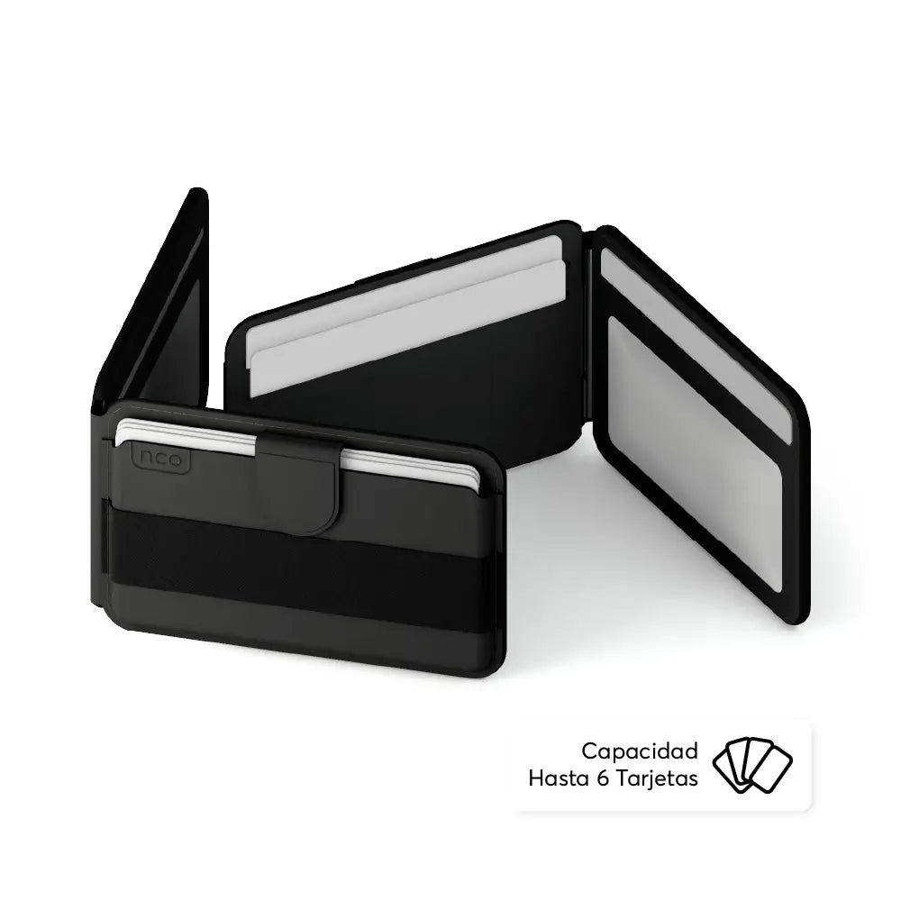 Tarjetero NCO MyWallet compatible con FindMy - Negro