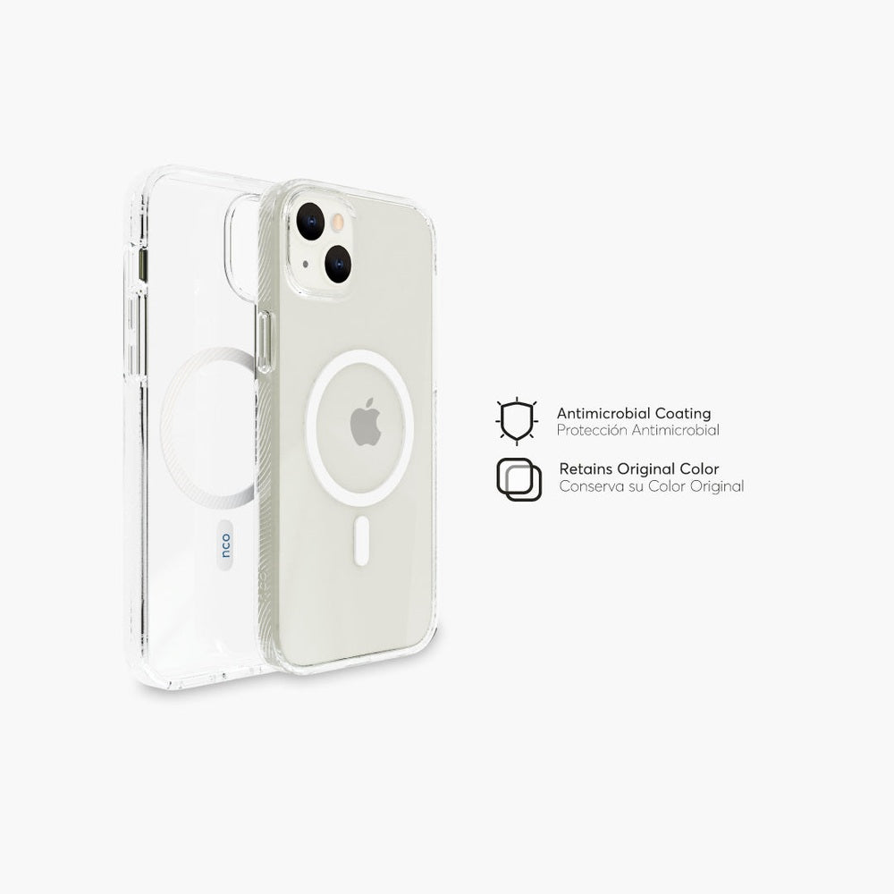 Case NCO SafeCase Force con MagSafe para iPhone 14 Plus - Transparente
