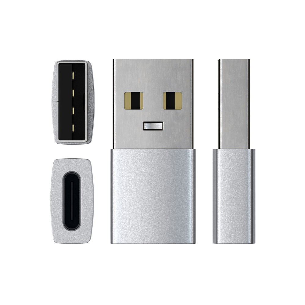 Adaptador Satechi USB-A a USB-C - Plata