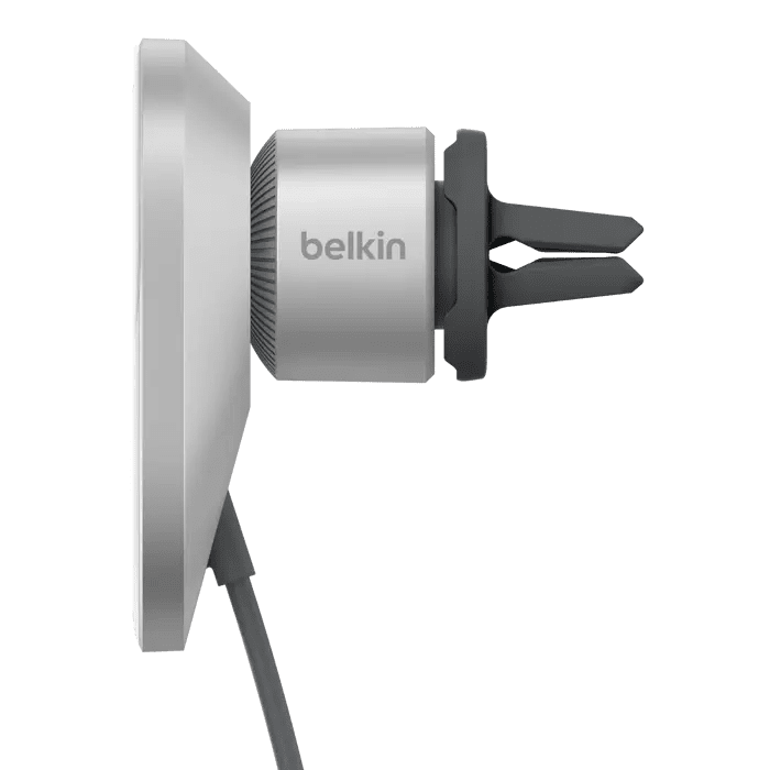 Cargador Magnético Belkin con Magsafe para Carro 15W - Gris