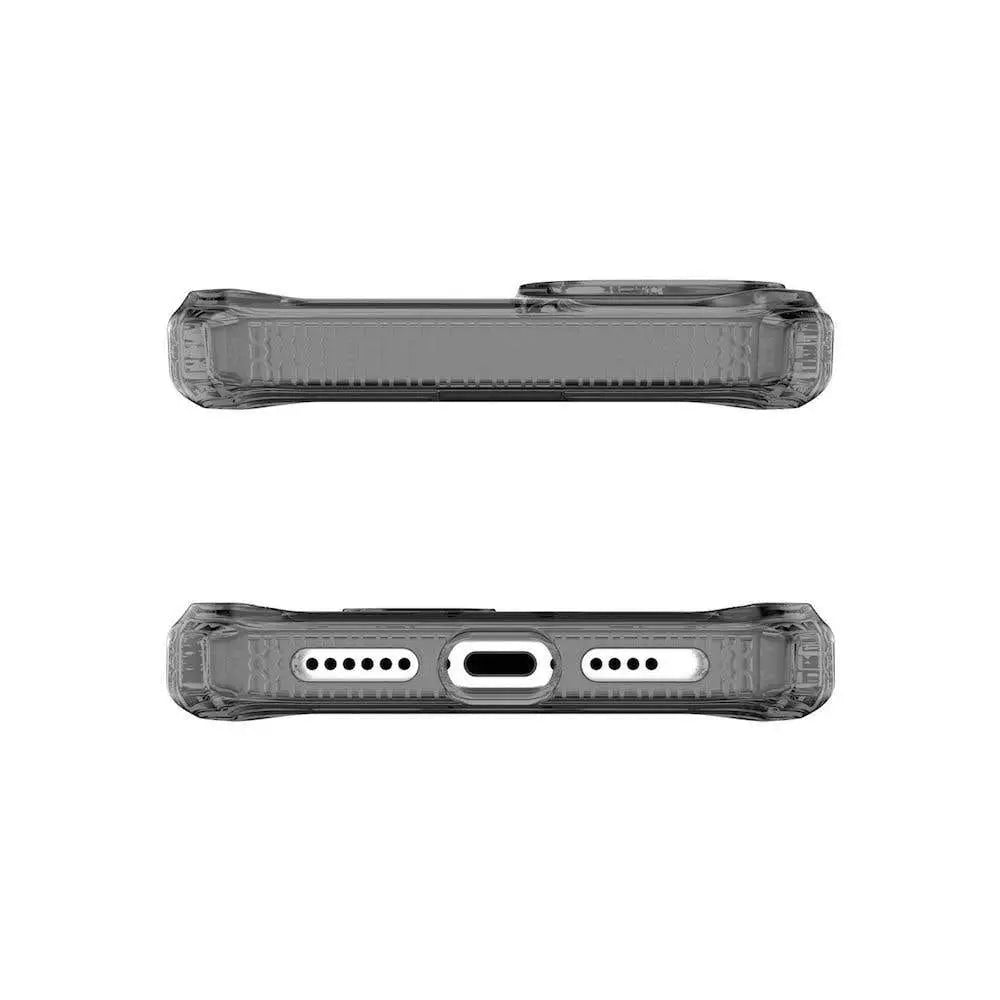 ItSkins Case Supreme R Clear con MagSafe para iPhone 15/14 - Negro