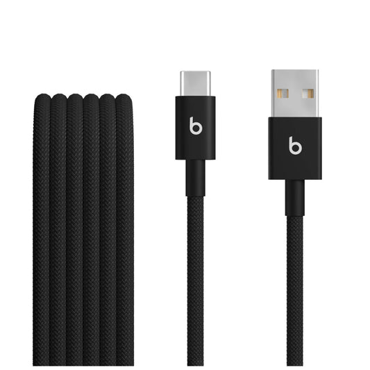 Cable Beats Trenzado USB-A a Conector USB-C (1.5 m) - Negro
