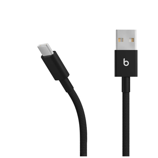 Cable Beats Trenzado USB-A a Conector USB-C (1.5 m) - Negro