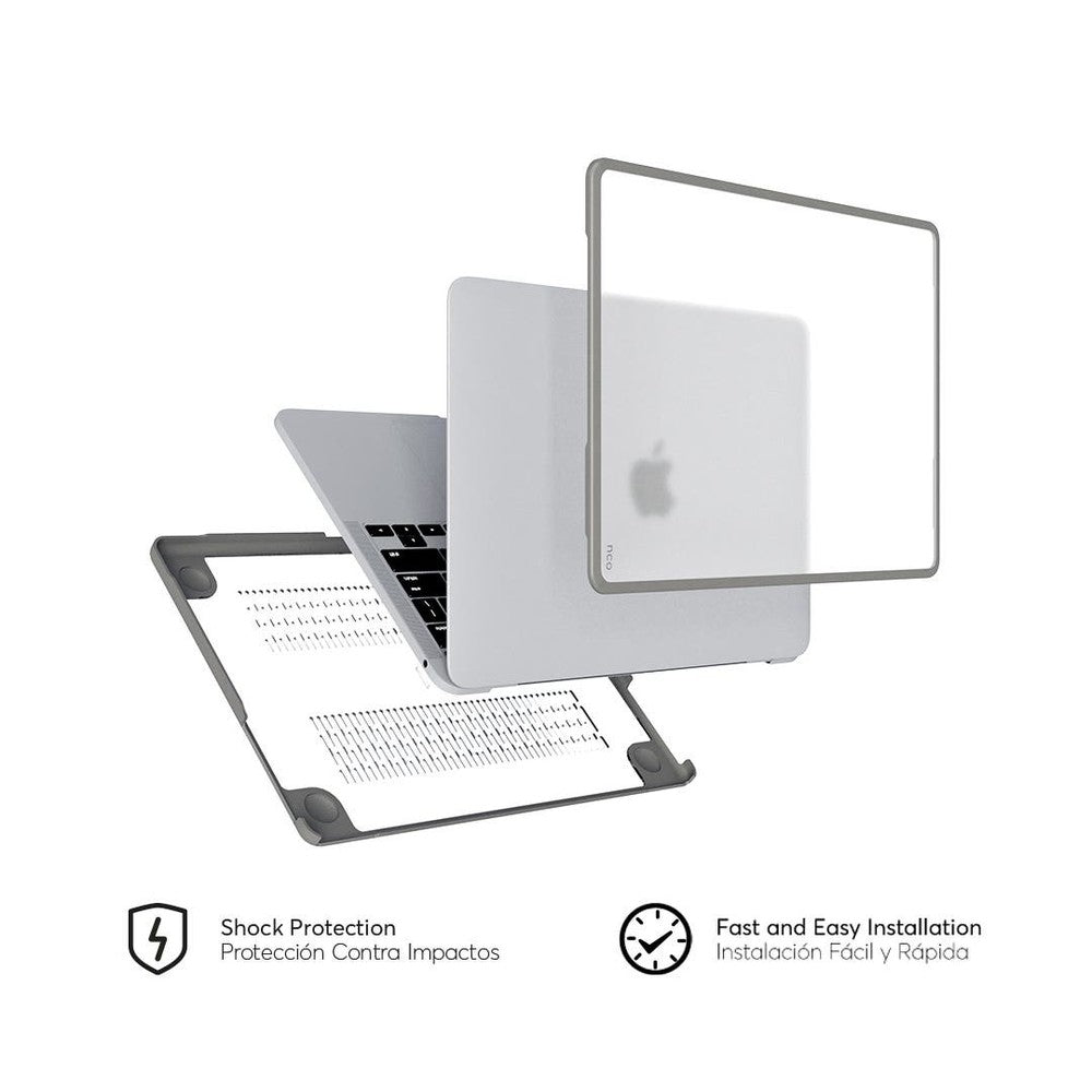 Hardcase Shock NCO para MacBook Pro 13 M1 - Gris