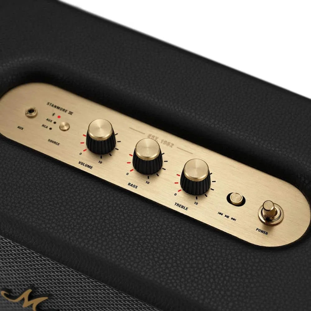 Parlante_Marshall_Stanmore_III_Bluetooth_Negro_Imagen_Posicion_7_iShop_Colombia