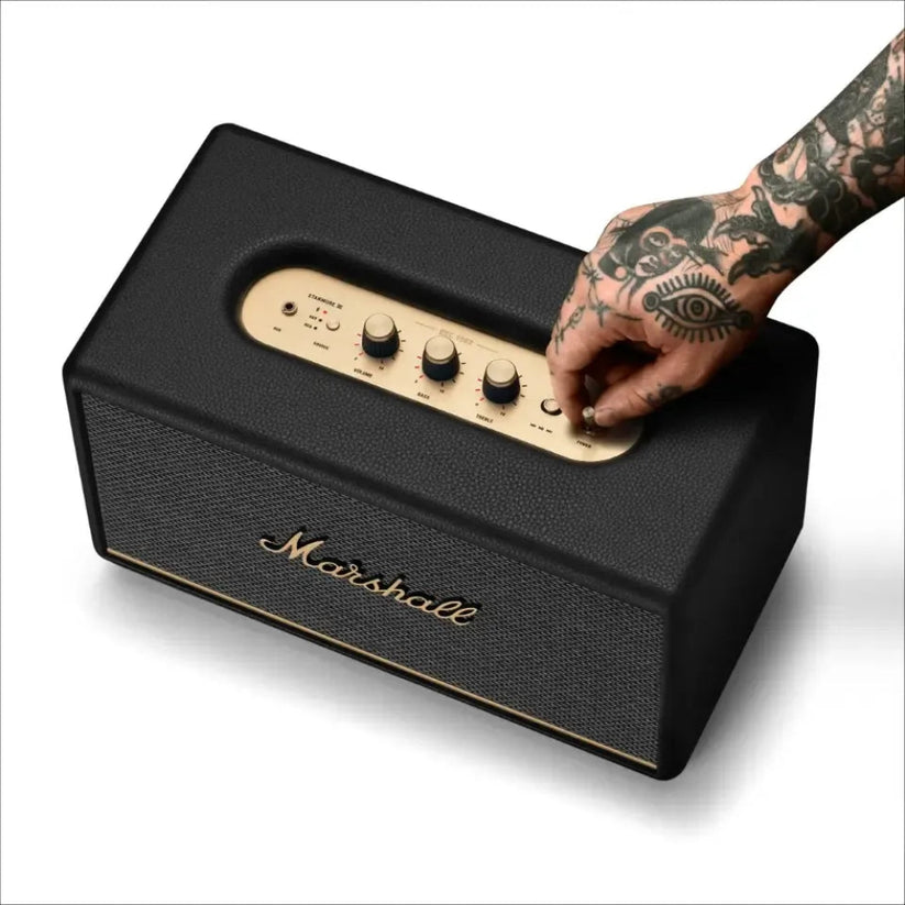 Parlante_Marshall_Stanmore_III_Bluetooth_Negro_Imagen_Posicion_9_iShop_Colombia