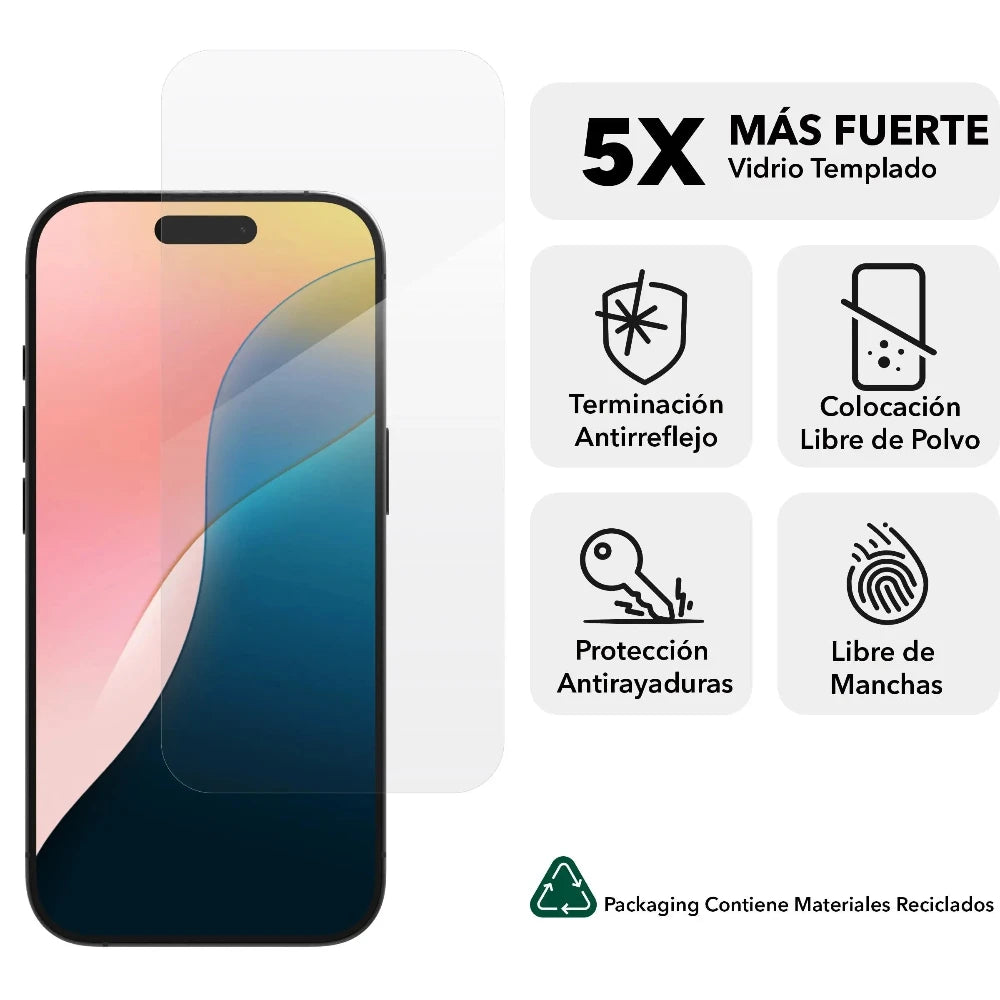 Protector de pantalla Zagg Elite antireflejo para iPhone 16 Pro