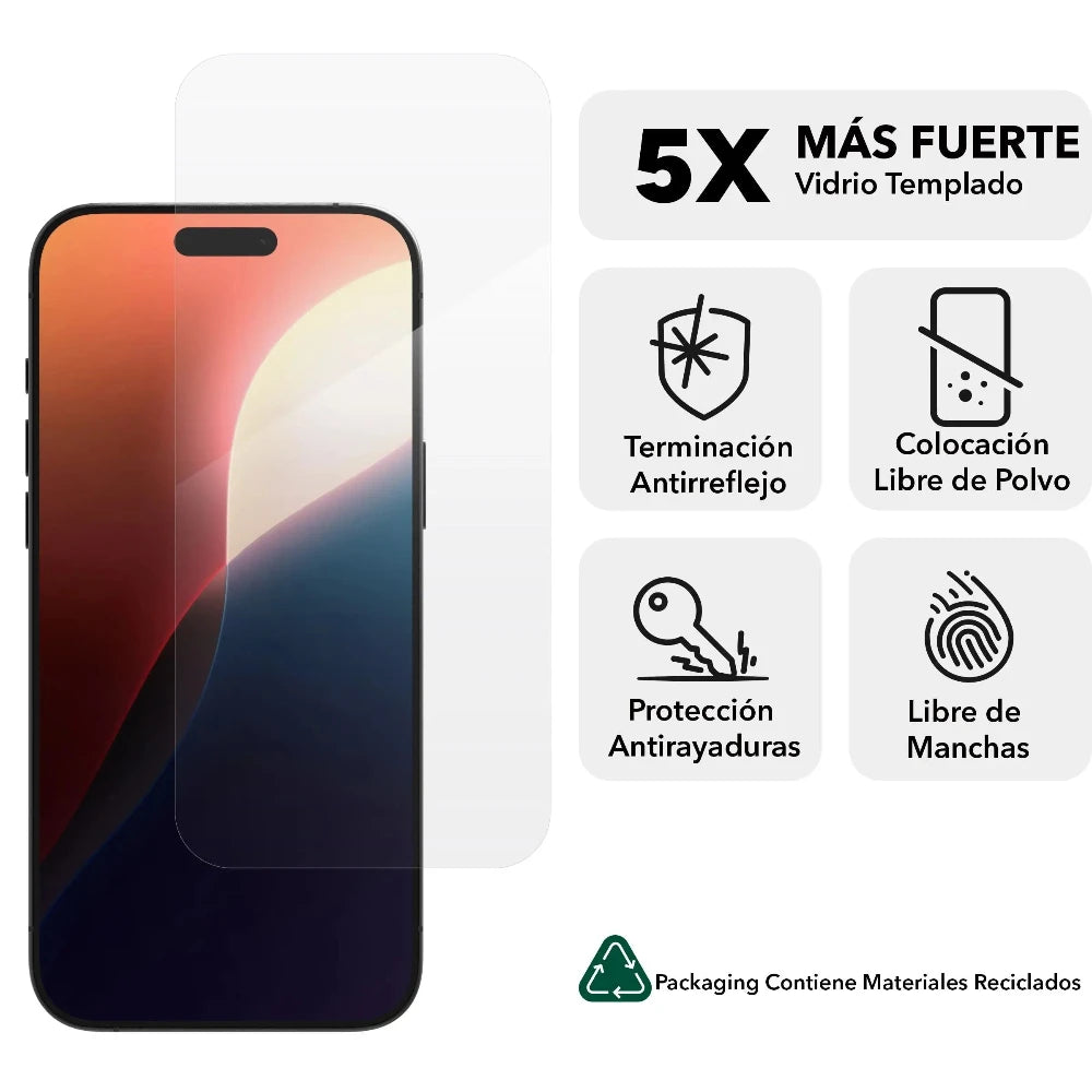 Protector de pantalla Zagg Elite antireflejo para iPhone 16 Pro Max